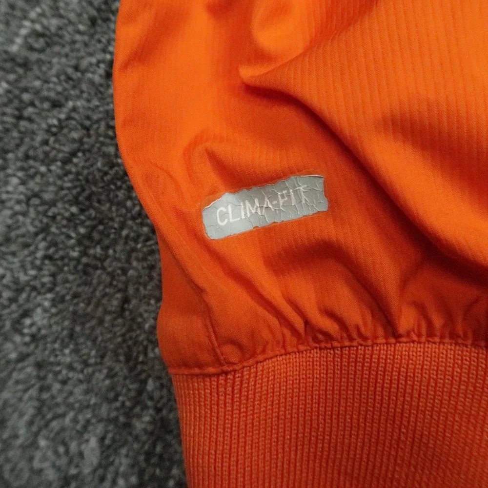 Clemson‎ Tigers Pullover Mens Medium Orange Nike Lightweight Clima Fit  VTG